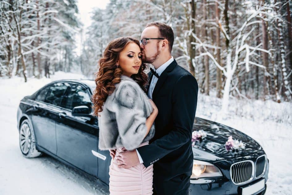Transport mariage hiver
