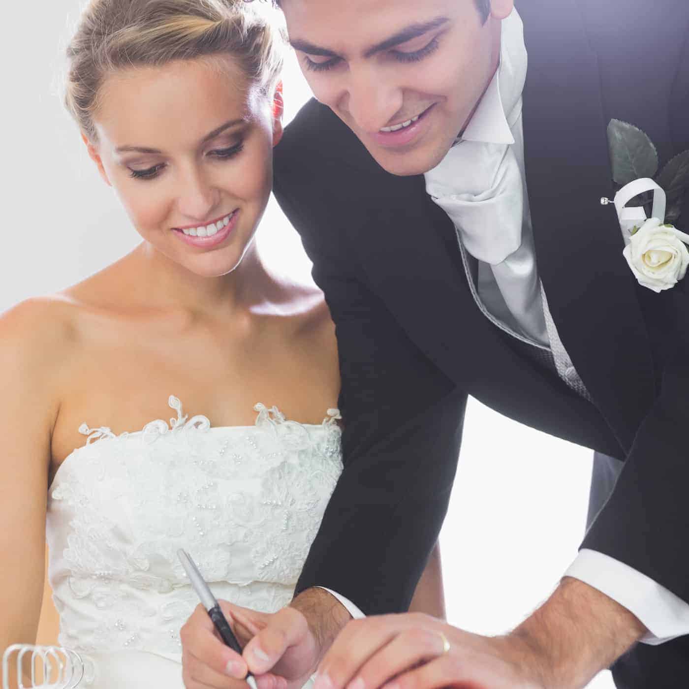 Les démarches administratives du mariage