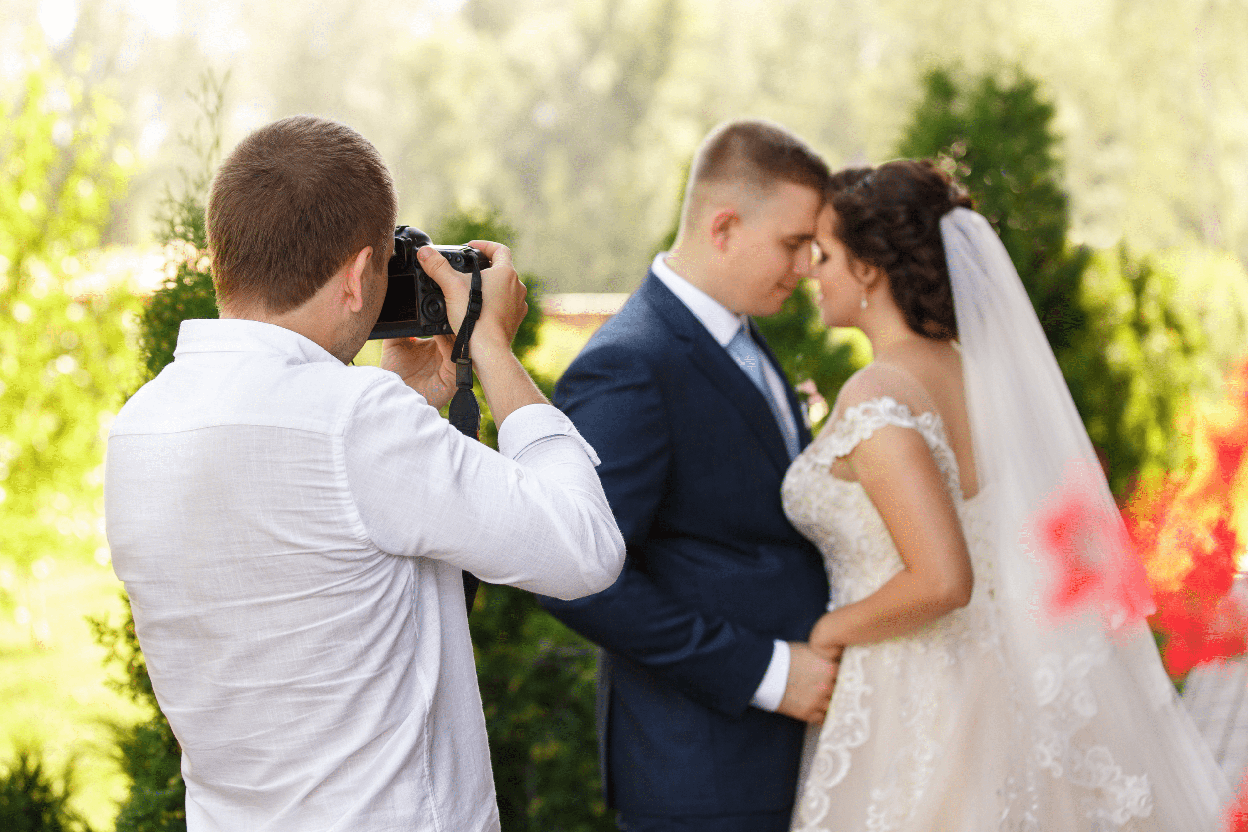Shoot d'un couple de mariés