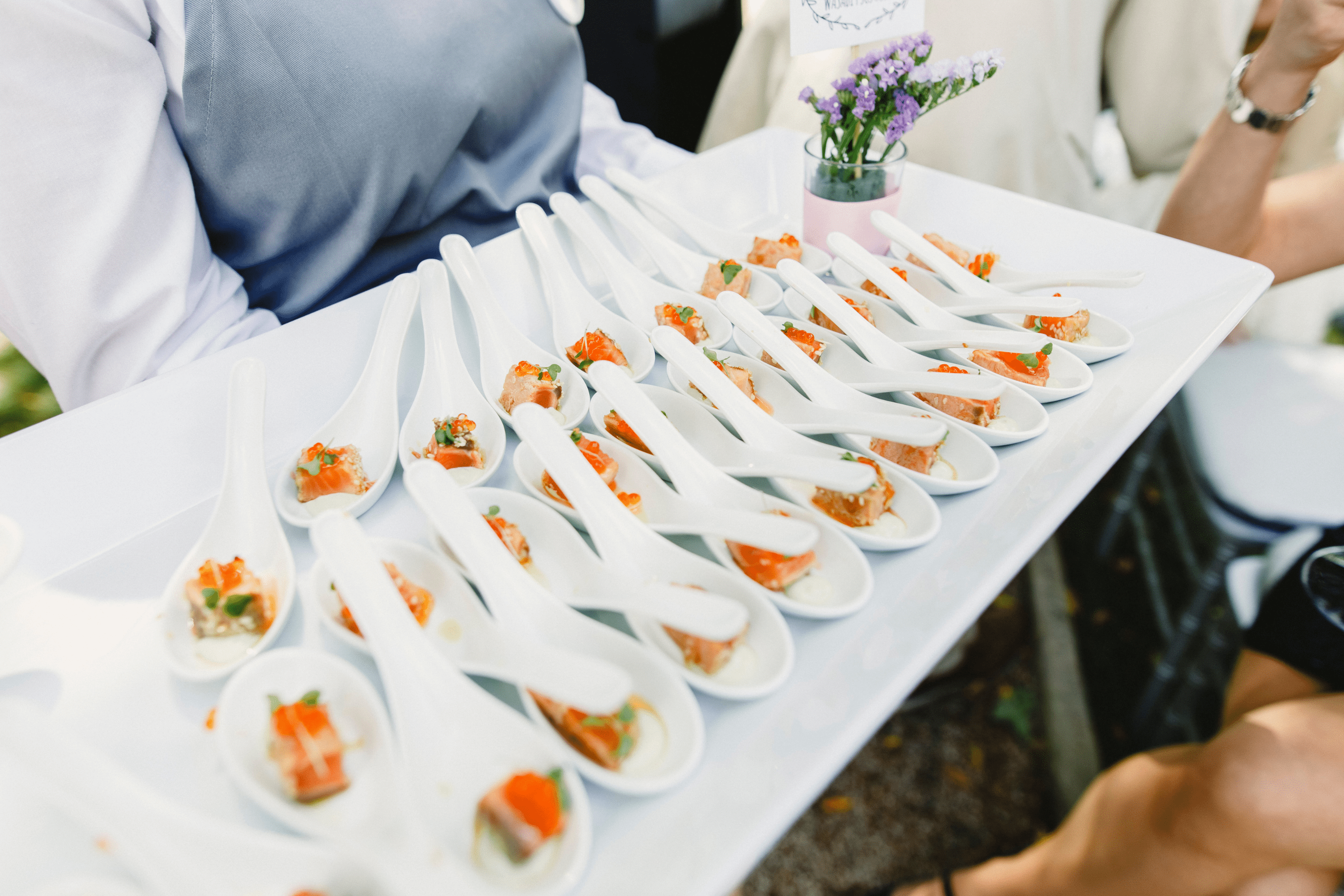 amuse bouches au saumon