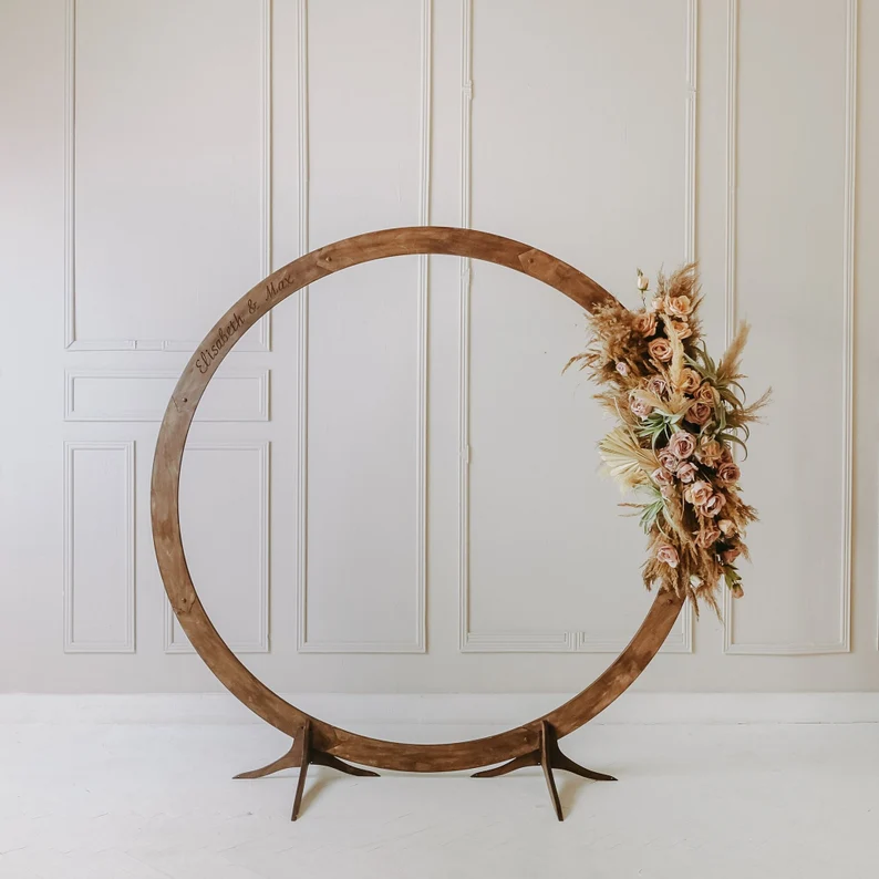 Arche de mariage ronde