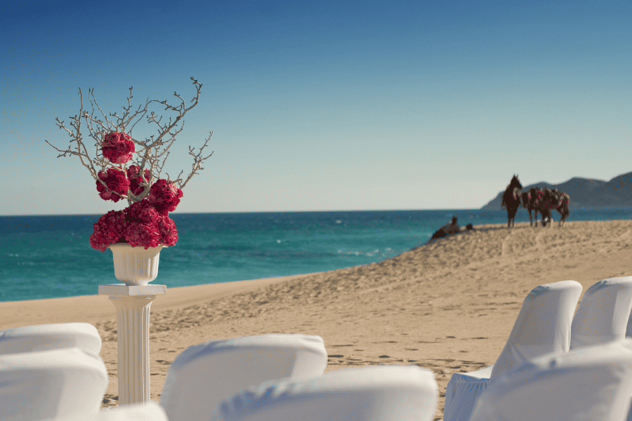 cérémonie de mariage laïque sur une plage